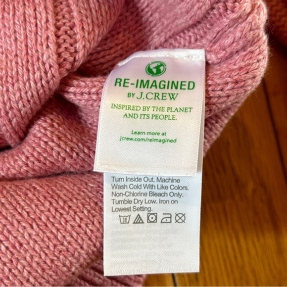 New NWT JCrew Crewcuts Crewneck Long Sleeve Sweater Maybe Pink Girls Large 10-12 - Picture 5 of 7